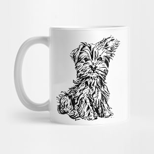 Cute Dog Drawing Mug